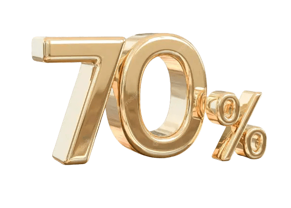 70%